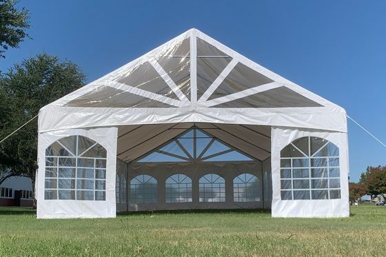 Tente de réception extérieure étanche Litong, blanche, 20x30m, chapiteau
