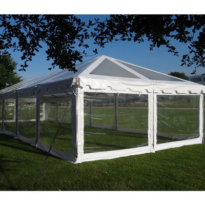 Tentes d'événement en PVC Litong haute résistance à la traction Tentes de mariage en plein air 20x40 avec rideau latéral