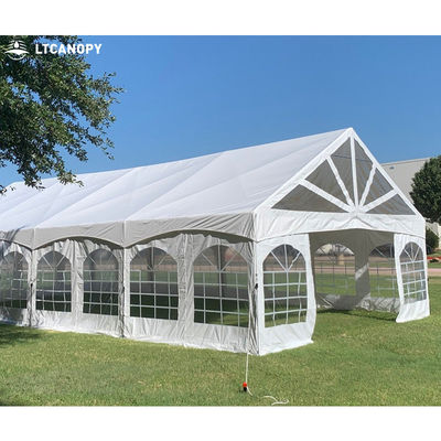 Tentes d'événement en PVC Litong haute résistance à la traction Tentes de mariage en plein air 20x40 avec rideau latéral