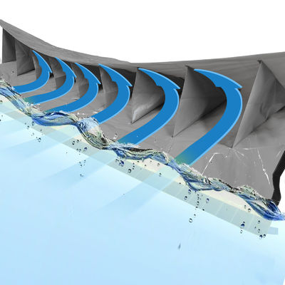 Matériau Litong Pvc Porte anti-inondation auto-déployée pour une protection sécurisée Porte d'eau d'inondation pour usage domestique