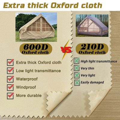 Litong Durable 600D Tente en toile de tissu d'Oxford Chambre gonflable pour le camping