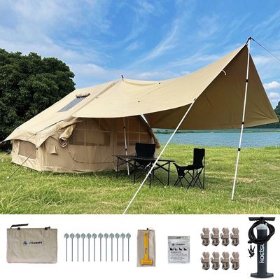 Litong Durable 600D Tente en toile de tissu d'Oxford Chambre gonflable pour le camping